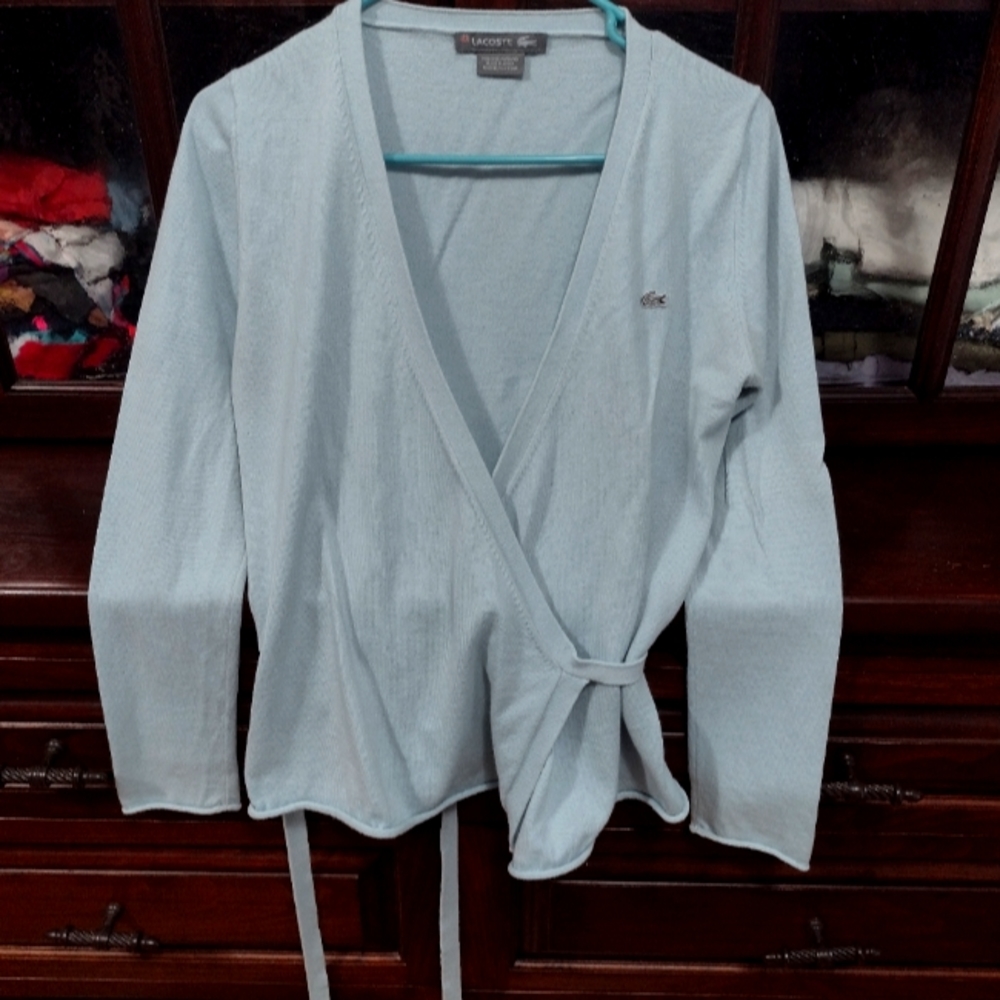 Lacoste wrap sweater